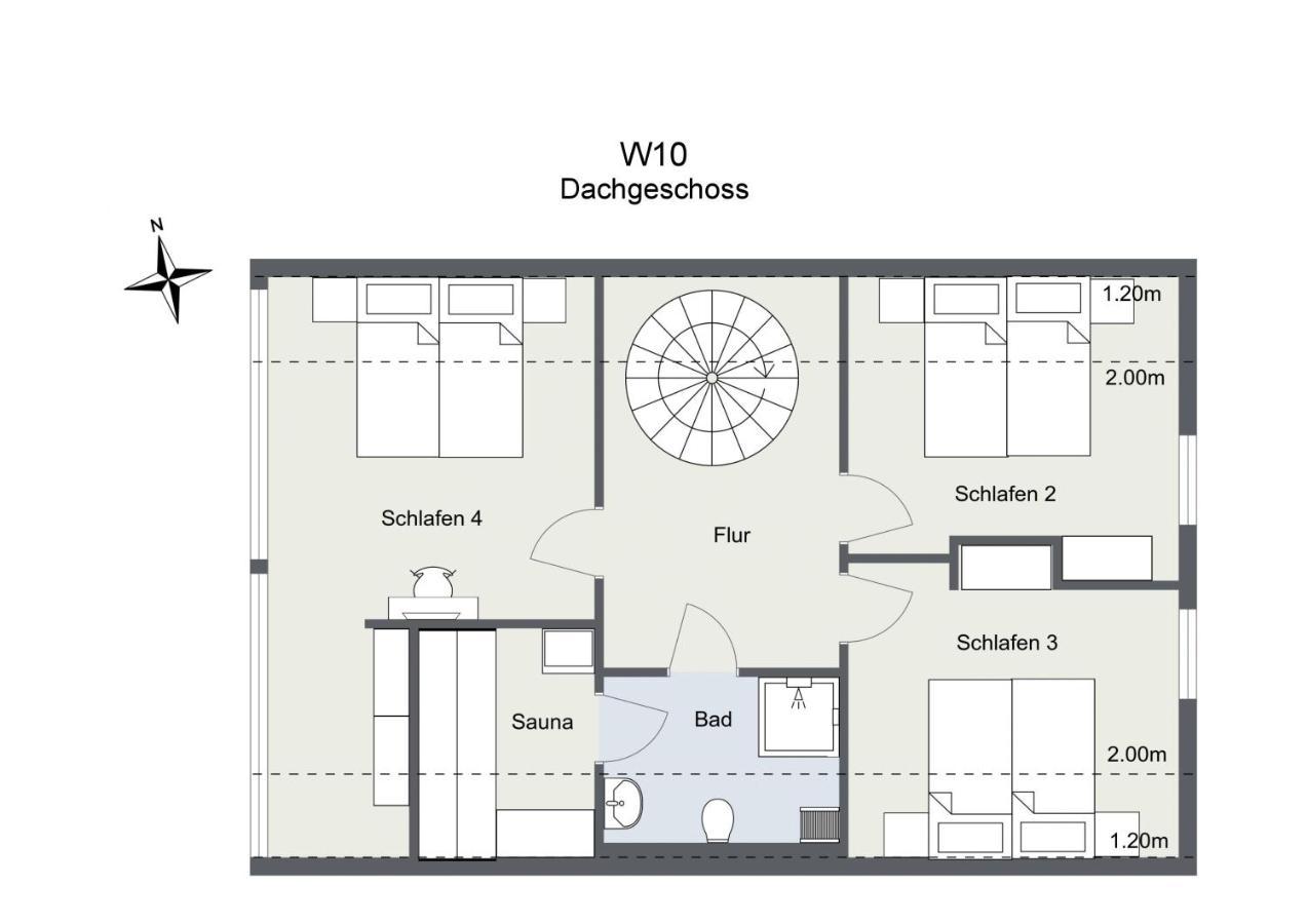 Ferienhaus Wiesengefluester W10 - Mit Sauna, Kamin Und Garten Röbel Exterior foto